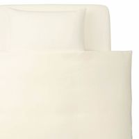 無印良品 麻平織 まくらカバー ４３×６３ｃｍ用 オフ白 良品計画