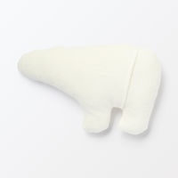 無印良品 ポケット付き 動物クッション（ホッキョクグマ） ２６×１６．５ｃｍ 良品計画