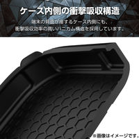 iPhone 16e ケース ソフト 滑りにくいグリップテクスチャー ブラック PMWA25SZEROGBK エレコム 1個（直送品）