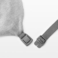 無印良品 フィットするネッククッション グレー 約１６×６４ｃｍ 良品計画