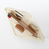 無印良品 ナイロンメッシュバッグインバッグ Ａ４サイズ用 アイボリー 良品計画