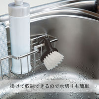 キッチンブラシ 握りやすい ゴシゴシ洗える まな板・ザル・調理器具洗い ブラック 日本製 1個 まめいた