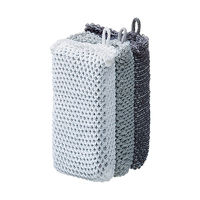 キッチンスポンジ 水だけで洗える アクリルスポンジ 油汚れ・茶シブがスッキリ キズつけにくい 1セット（1個（3個入）×5）まめいた