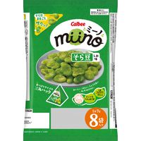 おつまみ 珍味 素材菓子 個包装 miino ミーノ そら豆しお味 三角パック 56g 1セット（1個×12） カルビー