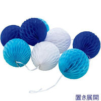 アルファ ハニカムボールガーランド(ツートンブルー) TC8-2002BU 1本（直送品）