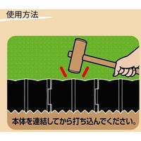 【園芸用品】グリーンパル 芝止めストッパー 20枚組 ブラック 4976131912627 1箱（20枚）