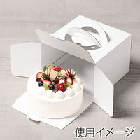 サガシキ 白ムジデコ箱5号 H130 4582673771846 1セット(1袋(25枚入)×4)（直送品）