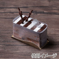 サガシキ ケーキプレート 長方形 ゴールド CPー131 4582673772584 1セット(100枚入)（直送品）