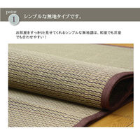 イケヒコ DXアロマ 花ござ 江戸間3畳 2610×1740mm ベージュ 1030230010302 1枚（直送品）