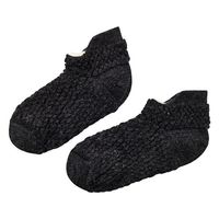 コジット かかとキレイ シルク混靴下 チャコール 4969133285455 1ケース(60個)（直送品）