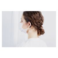 コジット イヤーカバーマスクアクセサリー 3連パール 1組 4969133287367 1セット(120個)（直送品）