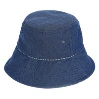 コジット 髪型ふんわりUVデニムハット ネイビー 1セット(96個)（直送品）