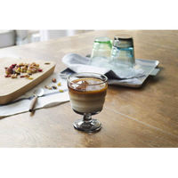 東洋佐々木ガラス グラス 240ml 脚付き ルラック ガラス シルバーグレー 404111 1個（直送品）