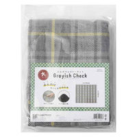 アサヒ興洋 レジャーシート 4人用 150×170cm ふんわりレジャーマット グレイッシュチェック大 409217 1個（直送品）