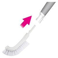 アズマ工業 ブラシ アズマジック 取替可能ブラシ ブラシカーブ大 柄付き BA741 414498 1個（直送品）