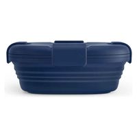 stojo 弁当箱 BOX 700ml 1段 大人 食洗機 電子レンジ 折りたためる DENIM 422665 1個（直送品）