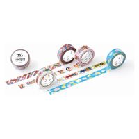カモ井加工紙 マスキングテープ mt PEZ ディスペンサーストライプ 15mm×7m 424881 1個（直送品）