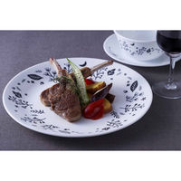 パール金属 プレート 21.5cm CORELLE コレール 強化ガラス ムーンライトフォレスト 445217 1個（直送品）