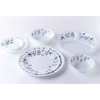 パール金属 ランチプレート 21.5cm CORELLE コレール 強化ガラス ムーンライトフォレスト 445220 1個（直送品）