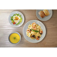 パール金属 ボウル 11.5cm 小鉢 軽量磁器 ライトグレー 461076 1個（直送品）