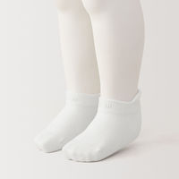 無印良品 ベビー 足なり直角 スニーカーイン（３足組） ベビー１１～１５ｃｍ オフ白・グレー・黒 良品計画