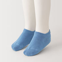 無印良品 キッズ 足なり直角 スニーカーイン（３足組） キッズ１５～１９ｃｍ ブルー・ネイビー・グレー 良品計画