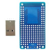 ESP-WROOM-32プロト基板S+USB TypeA ABB-ESP32-PRT-S-UTA 1個（直送品）