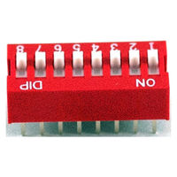 Dailywell Electronics DIPスイッチ 8極 DS-08-V 1個（直送品）