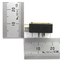 GB 3.5mmステレオジャック 基板取付用 3極タイプ GB-35J-3CW-BM 1個（直送品）