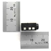 GB 3.5mmステレオジャック 基板取付用 4極タイプ GB-35J-4CW-BM 1個（直送品）