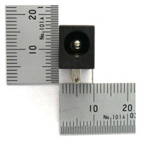 GB DCジャック 2.5mm 基板取付け用 はんだ付け用 GB-DCJ-2525-BM 1個（直送品）