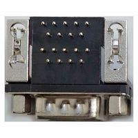 GB D-SUBコネクタ9Pオス(基板取付用Lタイプ、2階建て) GB-DS9M-2FB 1個（直送品）