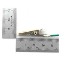 GB 小型ミノムシクリップ付きケーブル 40cm 5本入り GB-MCS-5C45-5P 1個（直送品）