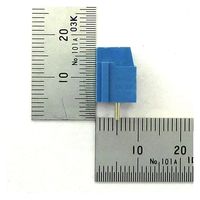 GB ターミナルブロック 2極 5.08mmピッチ 青 縦向き GB-TB-50LB-2P 1個（直送品）