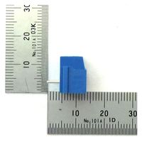 GB ターミナルブロック 2極 5.08mmピッチ 青 横向き GB-TB-50WB-2P 1個（直送品）