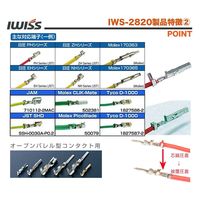 IWISS オープンバレル用精密圧着工具 IWS-2820M 1個（直送品）