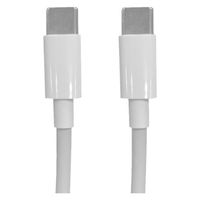 リーダーメディアテクノ TypeC - TypeCケーブル(60W、2m、ホワイト) L-TC60-20 1本（直送品）