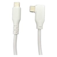 リーダーメディアテクノ TypeC - ケーブル L型 70W 1M(ホワイト) L-TCL70-10 1個（直送品）