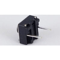 GB タクトスイッチ 6mm角 2ピン 180gf 黒 TVDP17-050B-D 1個（直送品）