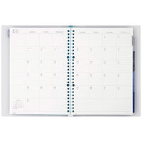 マルマン 【2025年4月版】ノートデダイアリー 月間 B5 26穴 月曜始まり ブルー FD434-25-02 1冊（直送品）