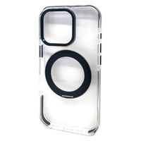 エアージェイ iphone16pro用 Magsafe対応スタンドリング付背面ケース BK AC-P24P-CMR 1個（直送品）