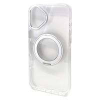 エアージェイ iphone16plus用 Magsafe対応スタンドリング付背面ケース SL AC-P24PL-CMR 1個（直送品）