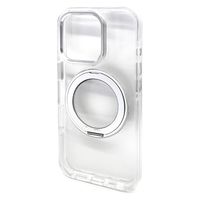 エアージェイ iphone16pro用 Magsafe対応スタンドリング付背面ケース SL AC-P24P-CMR 1個（直送品）