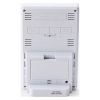 アデッソ レザー調デスクカレンダー電波時計 DCC-365W 1台（直送品）