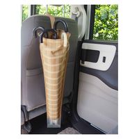 オカトー 傘ホルダー 車 リング付き傘カバー matka 吊り下げ ベージュ 411976 1個（直送品）