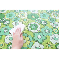 オカ キッチンマット レトロ 花柄 ルアンス 45×240cm グリーン 414427 1個（直送品）