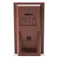 アデッソ 革風日めくり電波時計 FL-9254DBR 1台（直送品）