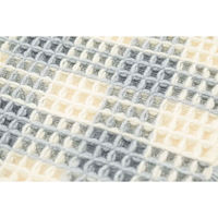 オカトー バスマット ワッフル 40×60cm Ag+抗菌ワッフルバスマット グレー 437459 1個（直送品）