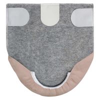 オカトー pupumof ラビットファー調兼用フタカバー ダスティピンク 448107 1個（直送品）