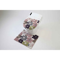 ヨコズナクリエーション 兼用蓋カバー フルール 蓋カバー トイレフタカバー トイレ ピンク 452138 1個（直送品）